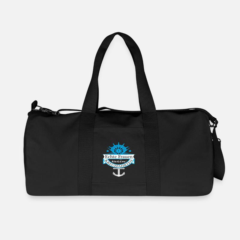 Kreuzfahrten - Recycelte Canvas-Sporttasche von Stanley/Stella - Schwarz