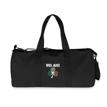 Nation Design Ireland Shamrock 3flbb - Recycled Canvas Sports Bag by Stanley/Stella - black - Front