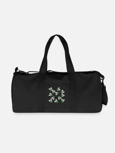 Flying pattern - Recycled Canvas Sports Bag by Stanley/Stella - black