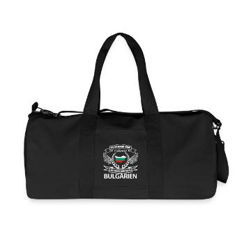 Ich Brauche Keine Therapie - Bulgarien Geschenk - Recycelte Canvas-Sporttasche von Stanley/Stella - Schwarz - Vorne