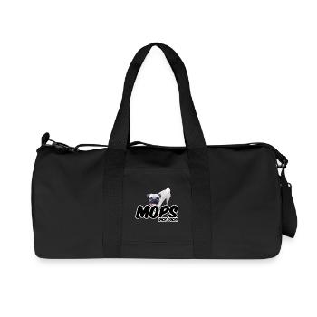 Mops Dich doch! Geschenk Hund Tier Haustier - Recycelte Canvas-Sporttasche von Stanley/Stella - Schwarz - Vorne