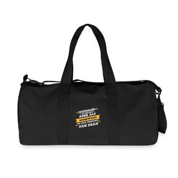 Wassermeister Beruf Geschenk - Recycelte Canvas-Sporttasche von Stanley/Stella - Schwarz - Vorne