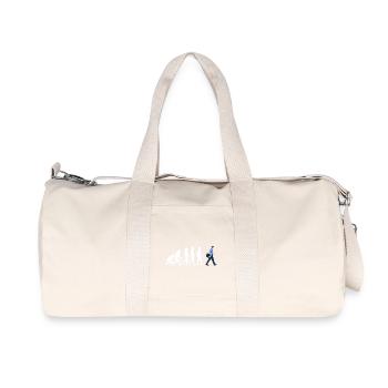 évolution Postman, profession du travail placarder - Sac de sport en toile recyclée Stanley/Stella - blanc naturel - Devant