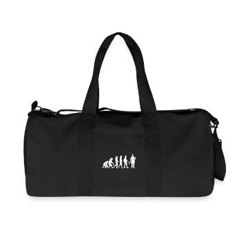 Baker evolution gift bread baking profession dough - Recycled Canvas Sports Bag by Stanley/Stella - black - Front