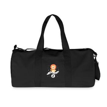 2 GEBURTSTAG KLEINKIND BABY BRUDER SCHWESTER TANTE - Recycelte Canvas-Sporttasche von Stanley/Stella - Schwarz - Vorne