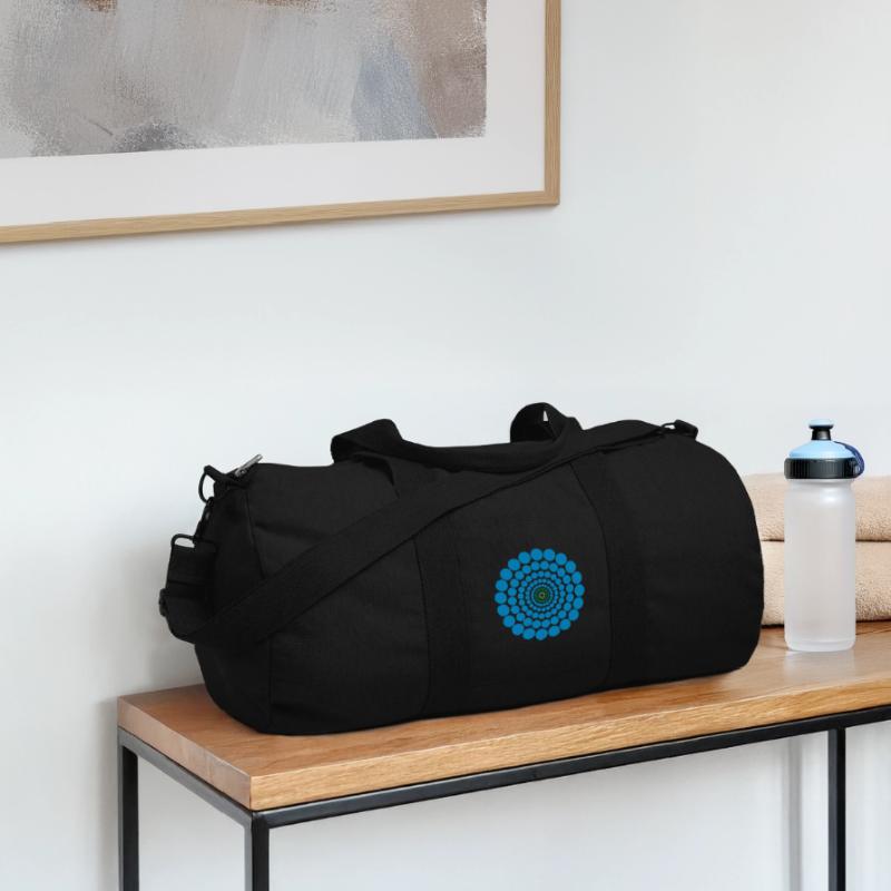 Circle Pattern Art Abstract Magical Gift Cool Recycled Canvas Sports Bag by Stanley/Stella