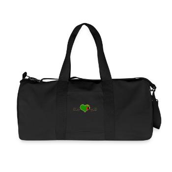 Gold Love Land Wurzeln Sambia - Recycelte Canvas-Sporttasche von Stanley/Stella - Schwarz - Vorne