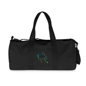 Geometric art - Recycled Canvas Sports Bag by Stanley/Stella - black - Front