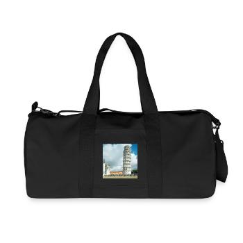 Leaning tower of Pisa Tuscany - Recycled Canvas Sports Bag by Stanley/Stella - black - Front