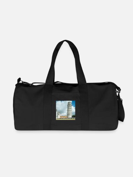 Leaning tower of Pisa Tuscany - Recycled Canvas Sports Bag by Stanley/Stella - black
