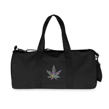 weed - Recycled Canvas Sports Bag by Stanley/Stella - black - Front
