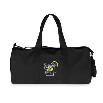 À la fin, tout gin donne une idée cadeau - Sac de sport en toile recyclée Stanley/Stella - noir - Devant