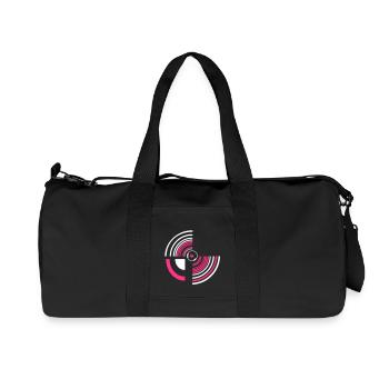 circle - Recycled Canvas Sports Bag by Stanley/Stella - black - Front