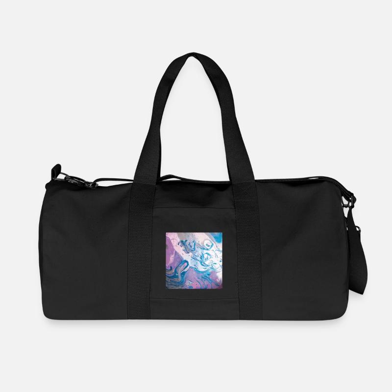 Abstract Space - Sac de sport en toile recyclée Stanley/Stella - noir