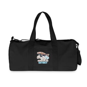 Whale - the last moment to see - Recycled Canvas Sports Bag by Stanley/Stella - black - Front