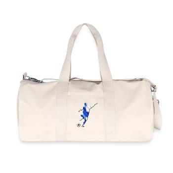 Finnland - Recycelte Canvas-Sporttasche von Stanley/Stella - Naturweiß - Vorne