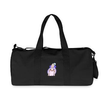 Enfant cool - Sac de sport en toile recyclée Stanley/Stella - noir - Devant
