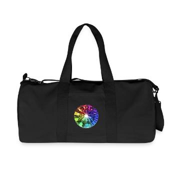 Colorful stone - Recycled Canvas Sports Bag by Stanley/Stella - black - Front