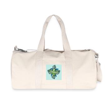 Summer - tropical summer paradise - Recycled Canvas Sports Bag by Stanley/Stella - natural - Front