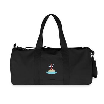 lighthouse - Recycled Canvas Sports Bag by Stanley/Stella - black - Front