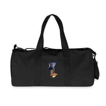 Cyka Blin, damn pancake! Gift idea - Recycled Canvas Sports Bag by Stanley/Stella - black - Front
