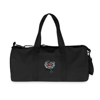 Crâne étrange - Sac de sport en toile recyclée Stanley/Stella - noir - Devant