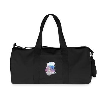 Fantasy Mirror Lake Mountains couleurs cadeau coloré - Sac de sport en toile recyclée Stanley/Stella - noir - Devant