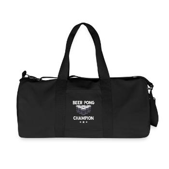 Beer Pong Champion 01 - Recycled Canvas Sports Bag by Stanley/Stella - black - Front