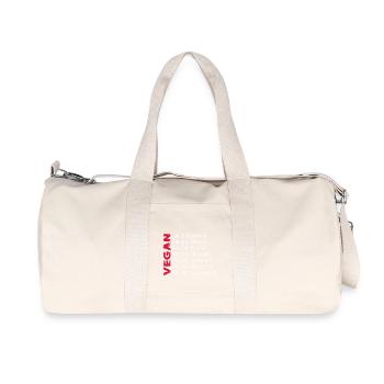 Vegan for - Recycled Canvas Sports Bag by Stanley/Stella - natural - Front