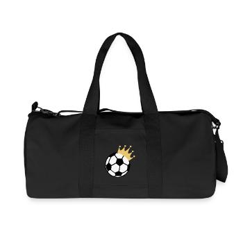 Football with a crown - Recycled Canvas Sports Bag by Stanley/Stella - black - Front