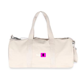 Butt Plug Icon Pink - Recycled Canvas Sports Bag by Stanley/Stella - natural - Front