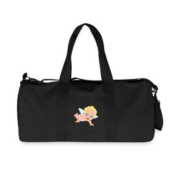 Angel - Recycled Canvas Sports Bag by Stanley/Stella - black - Front