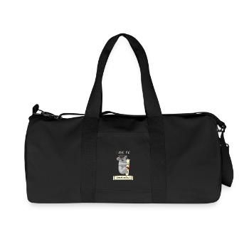 koalafied - Recycelte Canvas-Sporttasche von Stanley/Stella - Schwarz - Vorne