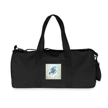 octopus octopus colorful tentacle sea deep water - Recycled Canvas Sports Bag by Stanley/Stella - black - Front