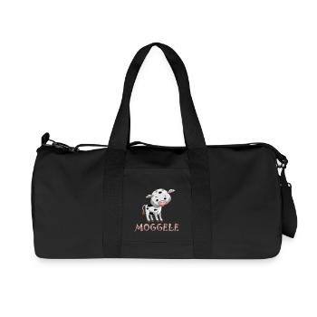 Mogglee - little calf - Recycled Canvas Sports Bag by Stanley/Stella - black - Front