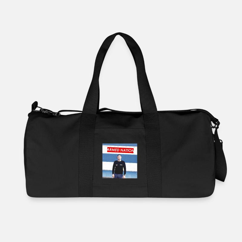 VII - Logo ARMED 2020 - Sac de sport en toile recyclée Stanley/Stella - noir