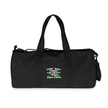 chimie - Sac de sport en toile recyclée Stanley/Stella - noir - Devant