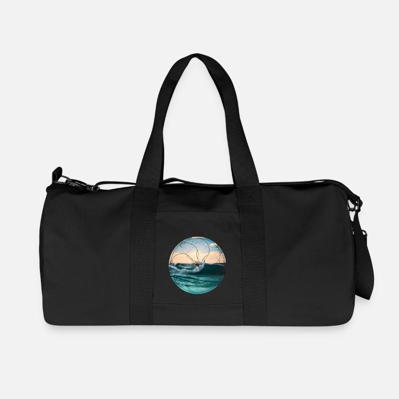 SURFER - Sac de sport en toile recyclée Stanley/Stella - noir