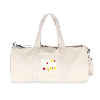80er Party,Fun Shirt,Back to the 80s..(25) - Recycelte Canvas-Sporttasche von Stanley/Stella - Naturweiß - Vorne
