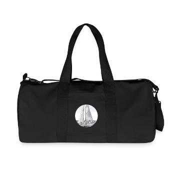 Voile - Sac de sport en toile recyclée Stanley/Stella - noir - Devant