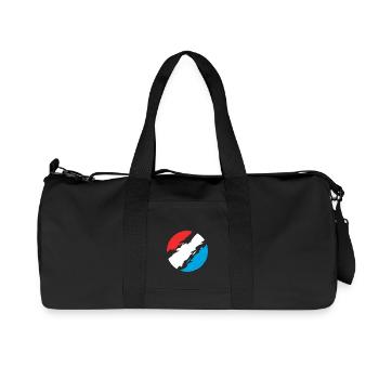 Luxembourg Colours Flag Flag - Recycled Canvas Sports Bag by Stanley/Stella - black - Front