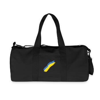 Ukraine - Recycelte Canvas-Sporttasche von Stanley/Stella - Schwarz - Vorne