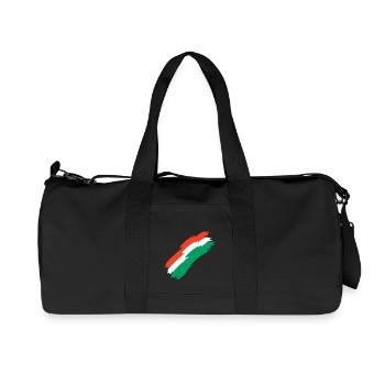 Couleurs du drapeau d’Oman - Sac de sport en toile recyclée Stanley/Stella - noir - Devant