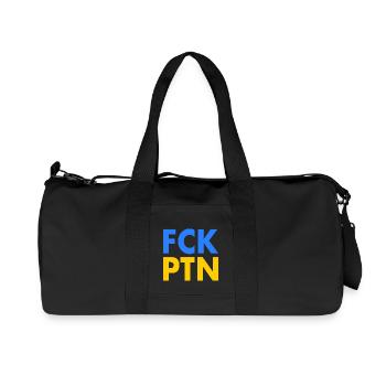 Fck ptn - Recycled Canvas Sports Bag by Stanley/Stella - black - Front