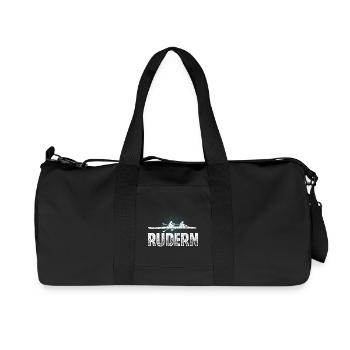 Rudern Ruderer Ruderboot - Recycelte Canvas-Sporttasche von Stanley/Stella - Schwarz - Vorne