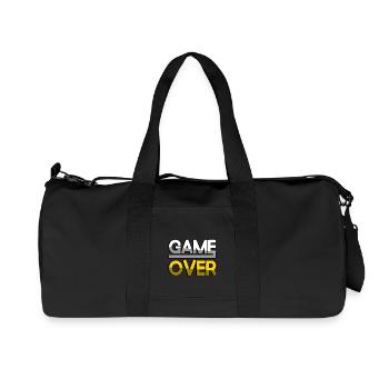GAME OVER (Yellow) - Gaming - Recycled Canvas Sports Bag by Stanley/Stella - black - Front
