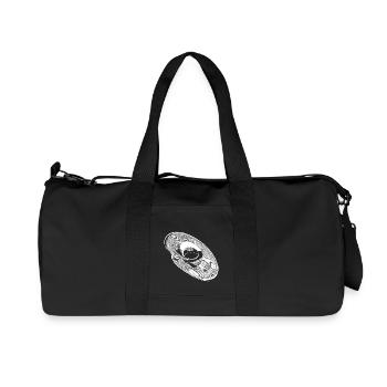 Ellipses de cercle géométrique Lignes paraboles - Sac de sport en toile recyclée Stanley/Stella - noir - Devant