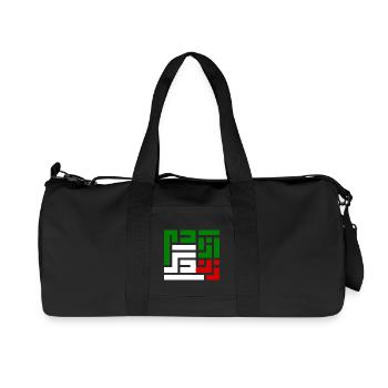 Women life freedom - Recycled Canvas Sports Bag by Stanley/Stella - black - Front