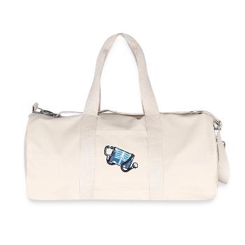 Logo Radiology Manip Radio Radiologist Radiology - Recycled Canvas Sports Bag by Stanley/Stella - natural - Front