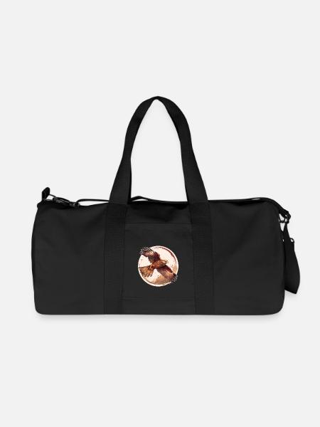 Rotmilan Greifvogel - Recycelte Canvas-Sporttasche von Stanley/Stella - Schwarz
